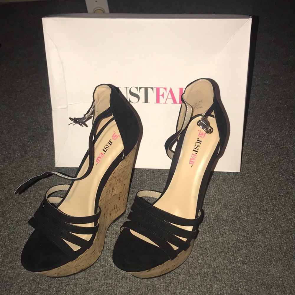 JustFab Wedges • BRAND NEW